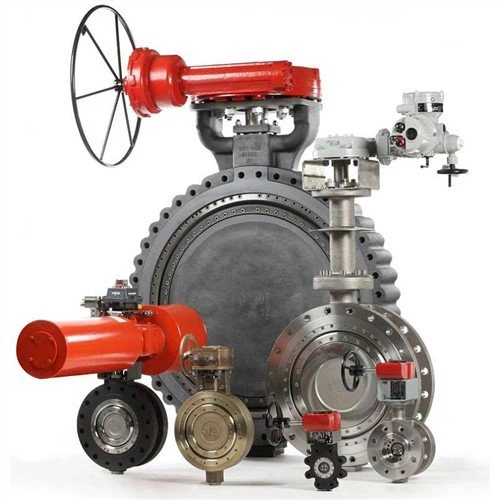 Двуофсетна пеперуда клапан