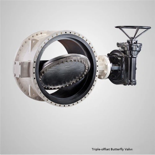 Заварен краен пеперуден клапан